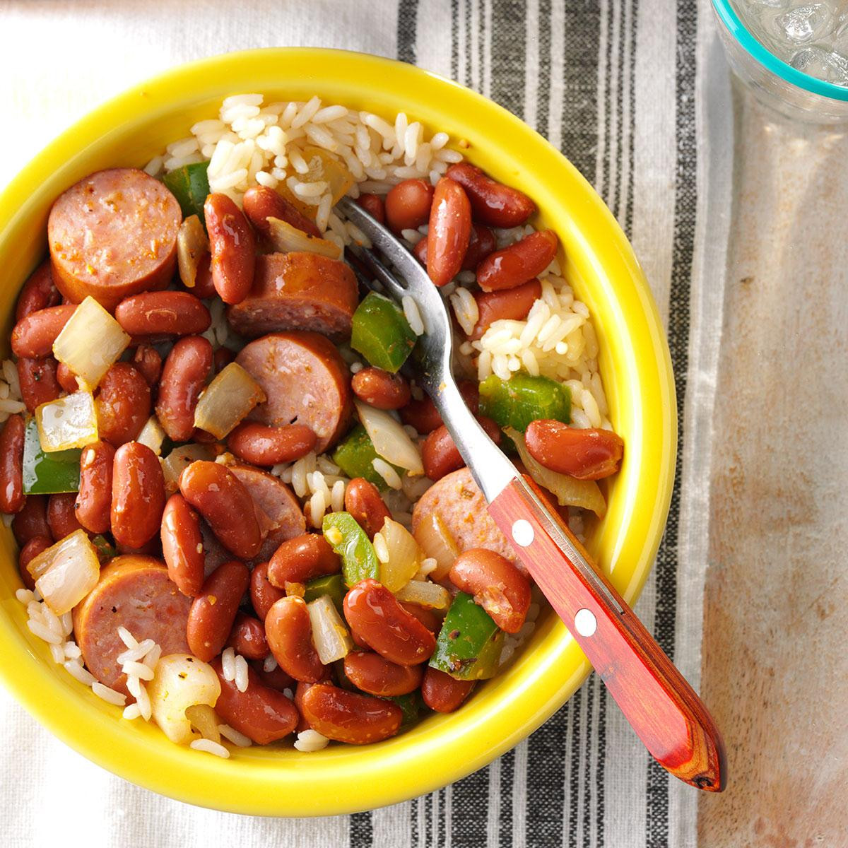 Healthy Breakfast New Orleans
 Red Beans and Sausage Recipe