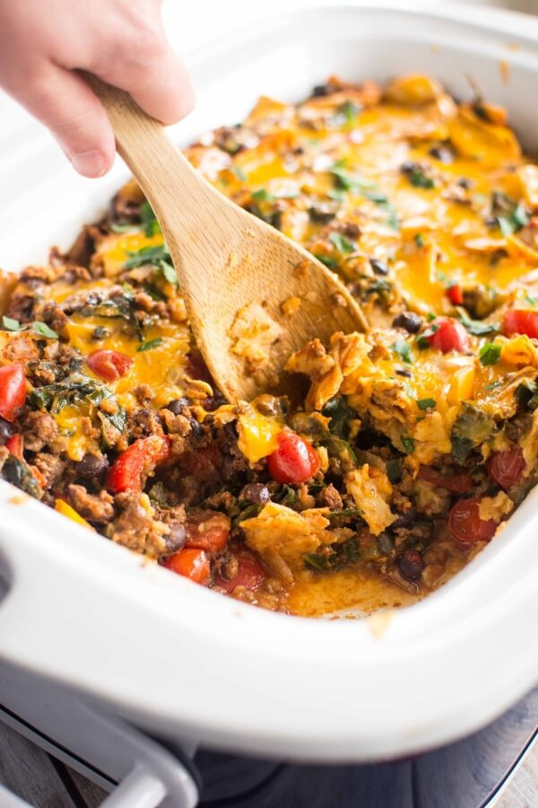 Healthy Casseroles With Ground Beef
 Slow Cooker Healthy Taco Casserole Slow Cooker Gourmet