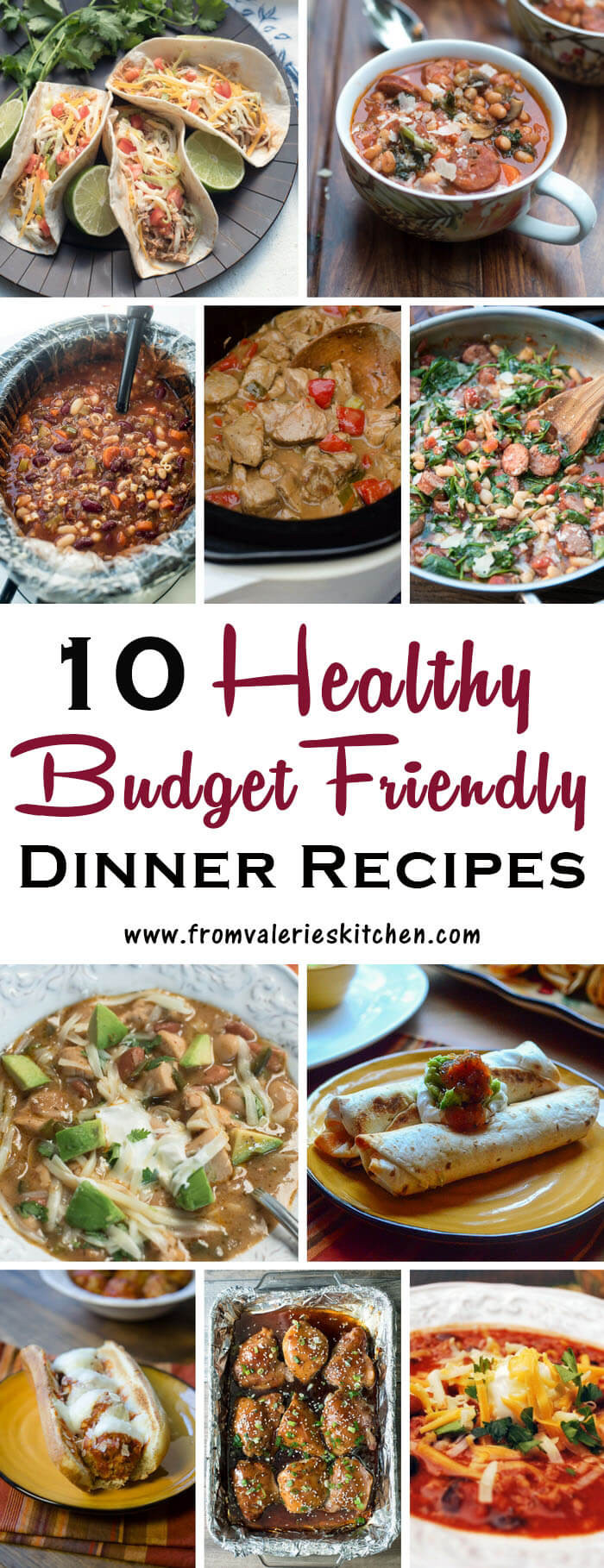 Healthy Cheap Dinners
 10 Healthy Dinner Recipes on a Bud
