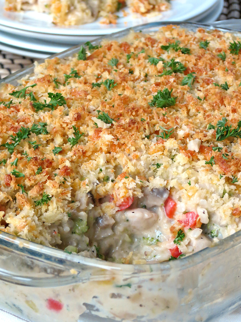 Healthy Chicken And Brown Rice Casserole
 Chicken And Brown Rice Casserole With Veggies