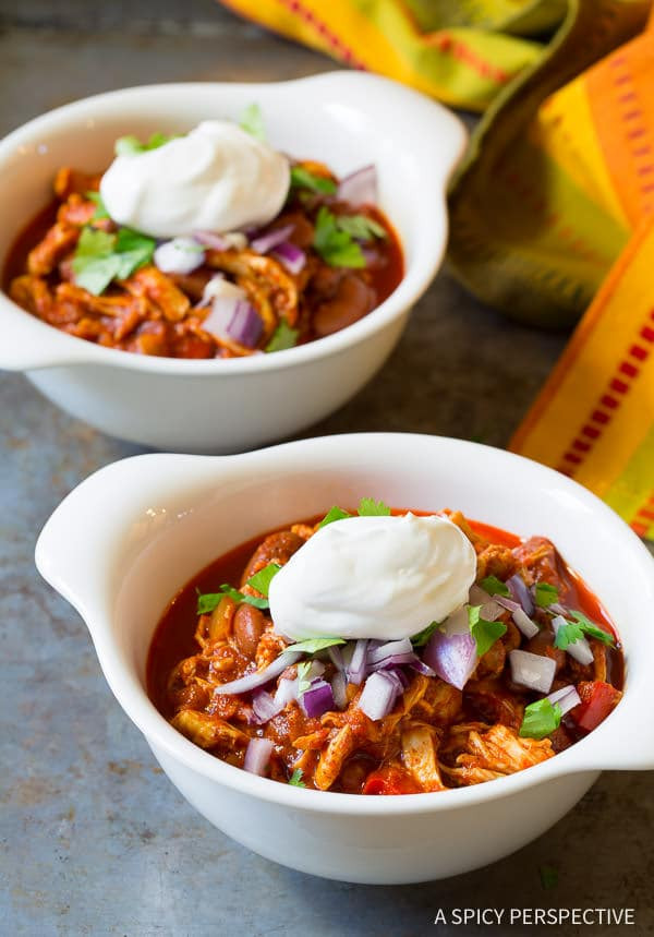 Healthy Chicken Chili Recipe
 healthy chicken chili