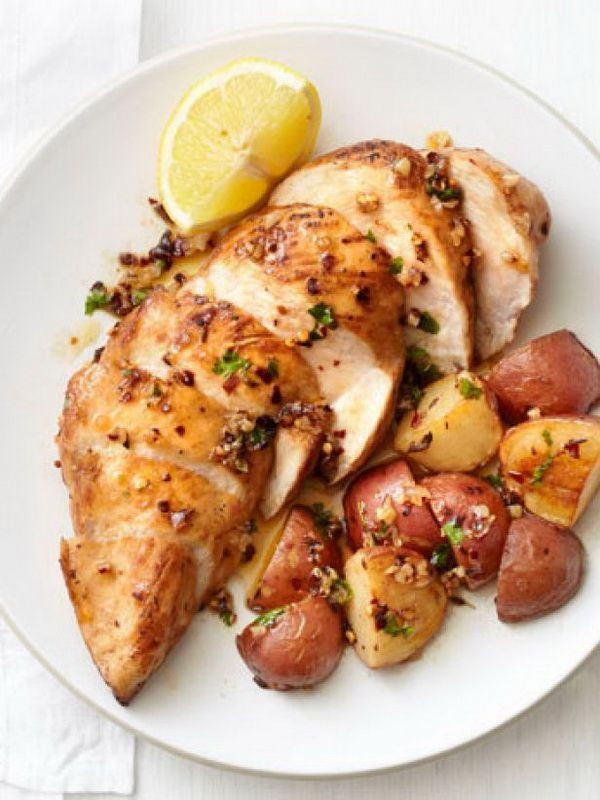 Healthy Chicken Recipes For Dinner
 Garlic Chicken and Potatoes Recipe