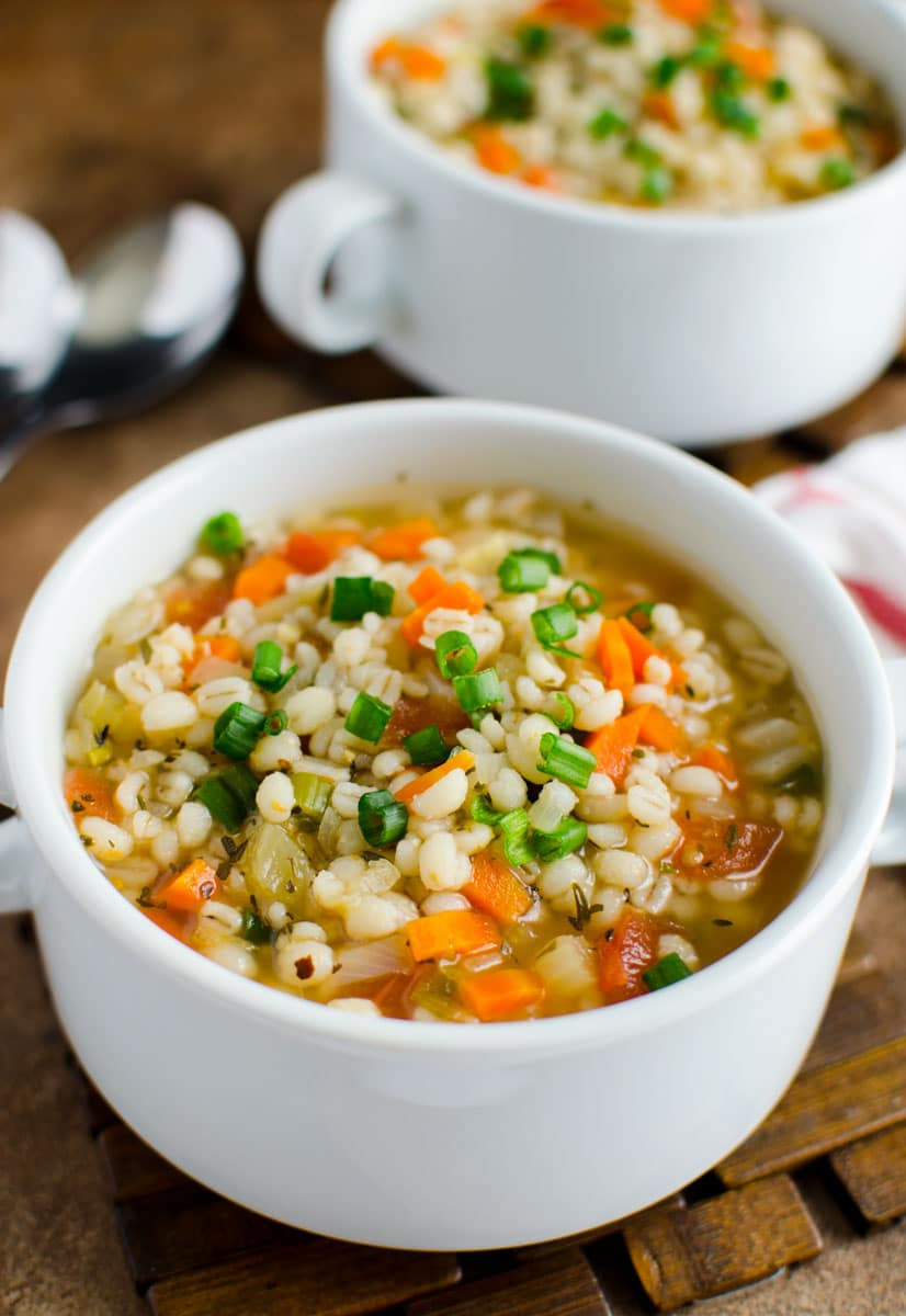 Healthy Chicken Soup Recipes
 Hearty Healthy Chicken and Barley soup