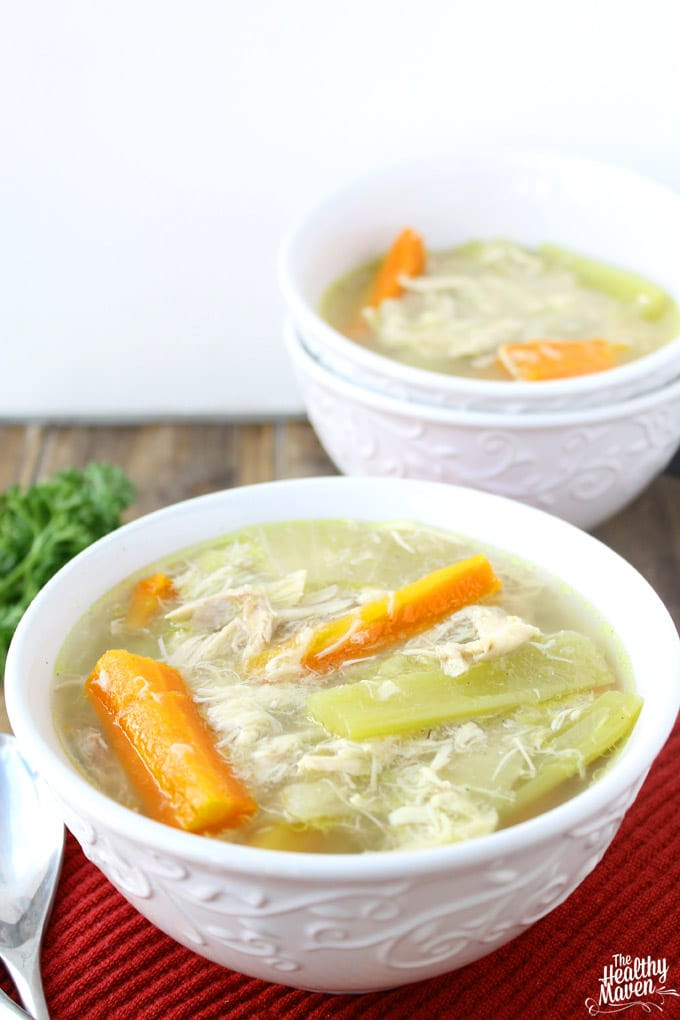 Healthy Chicken Soup Slow Cooker
 Slow Cooker Chicken Soup The Healthy Maven