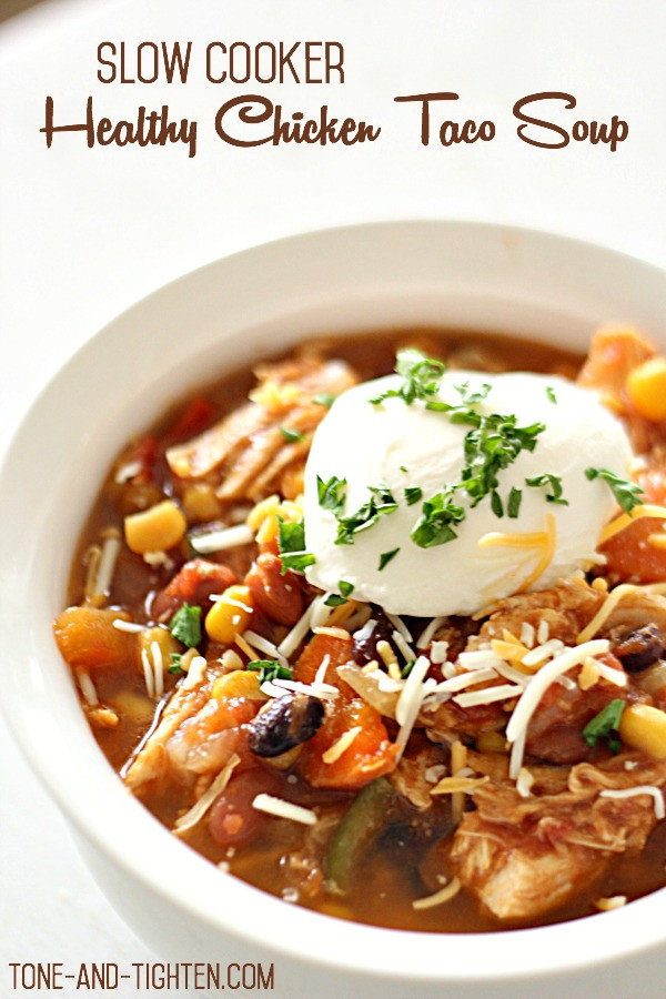 Healthy Chicken Soup Slow Cooker
 Slow Cooker Healthy Chicken Taco Soup