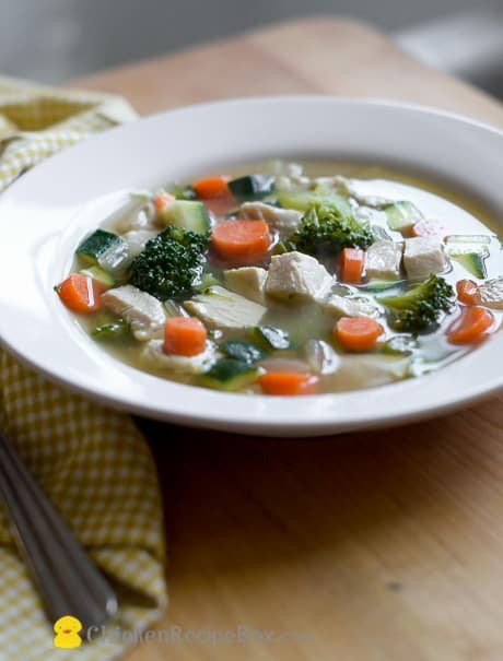 Healthy Chicken Vegetable Soup
 20 Low Fat Easy & Healthy Chicken Recipes