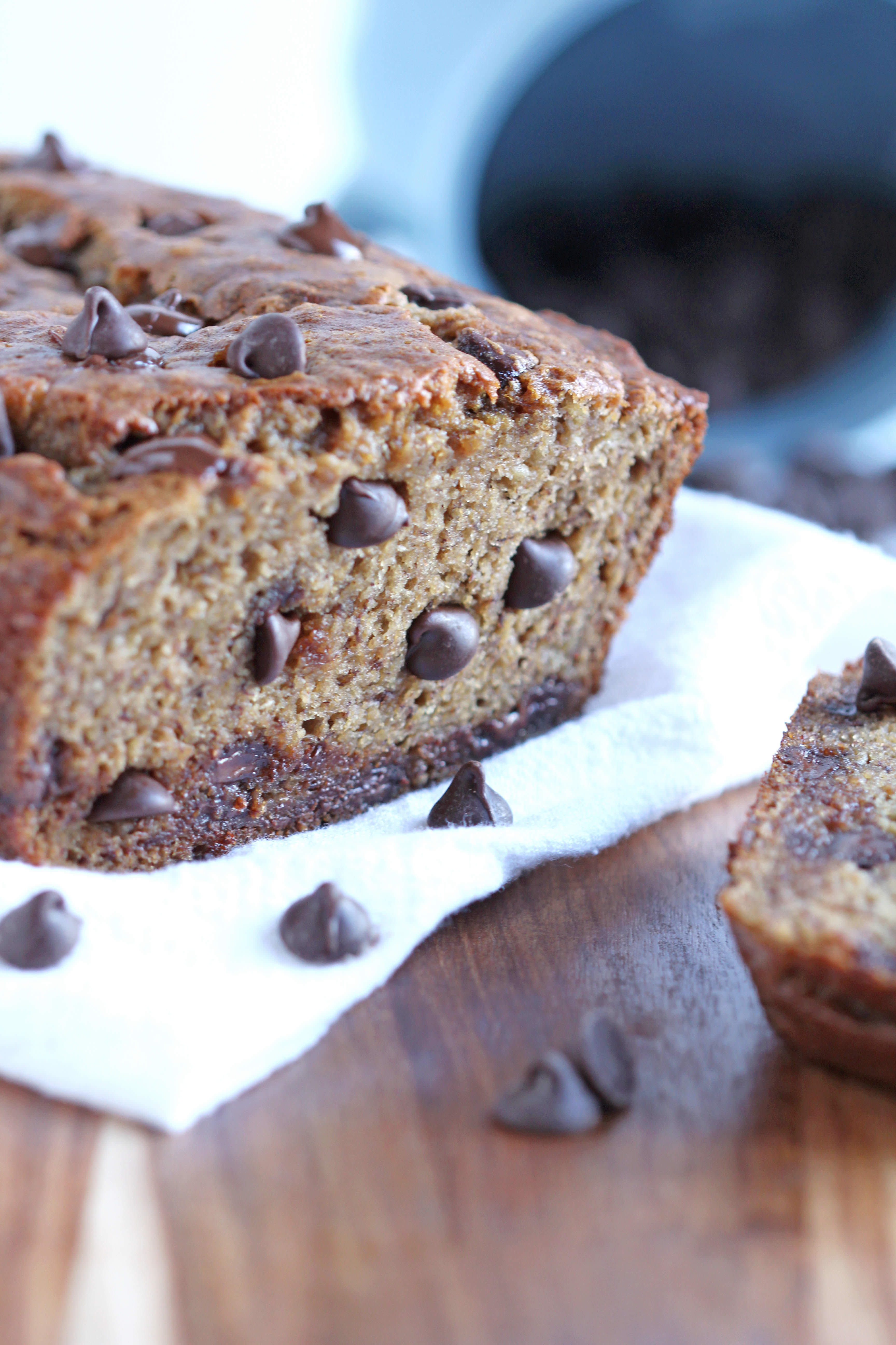 Healthy Chocolate Banana Bread
 Healthy Chocolate Chip Banana Bread