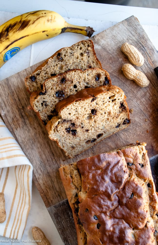 Healthy Chocolate Banana Bread
 Healthy Whole Wheat Chocolate Chip Banana Bread — Peanut