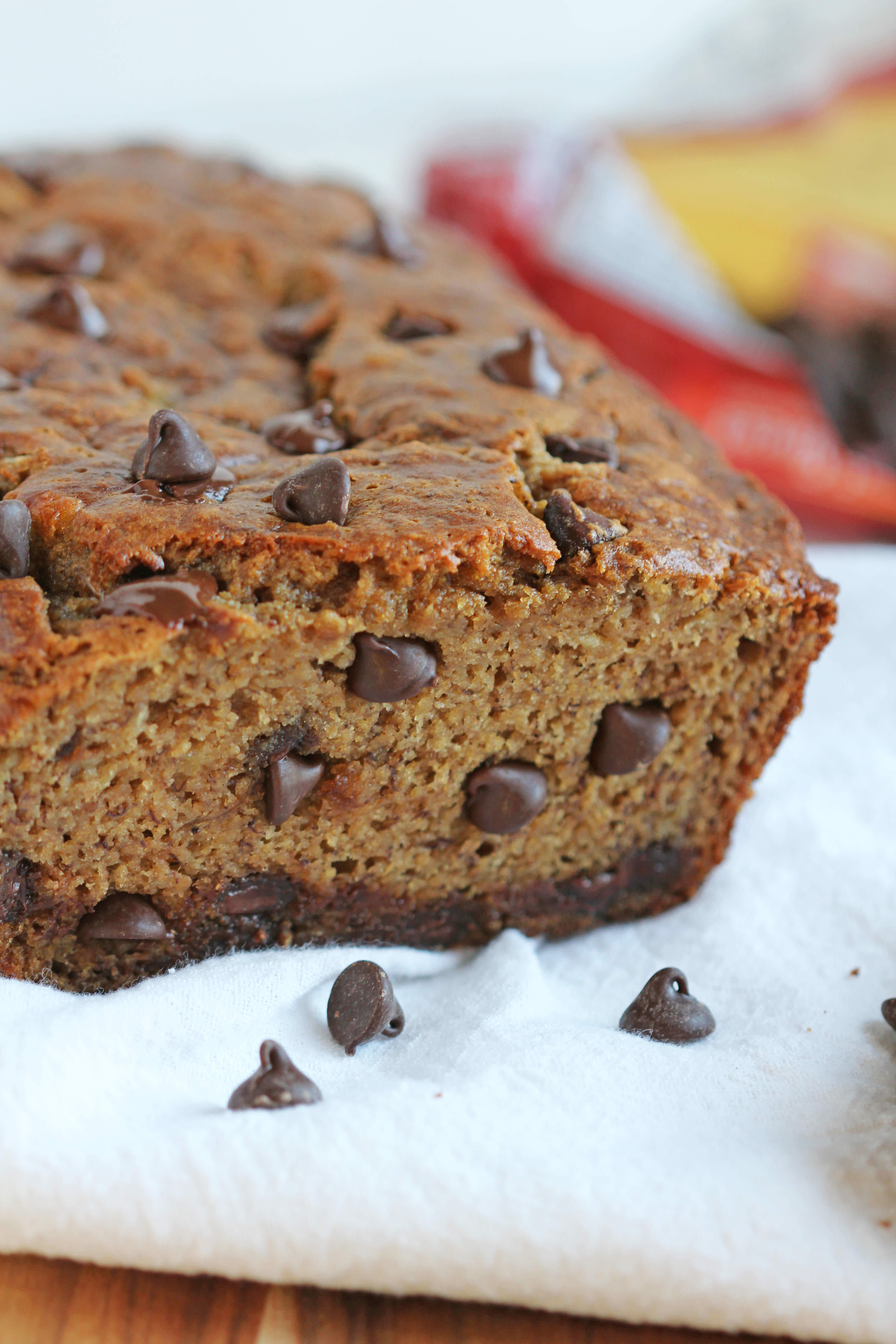 Healthy Chocolate Banana Bread
 Healthy Chocolate Chip Banana Bread