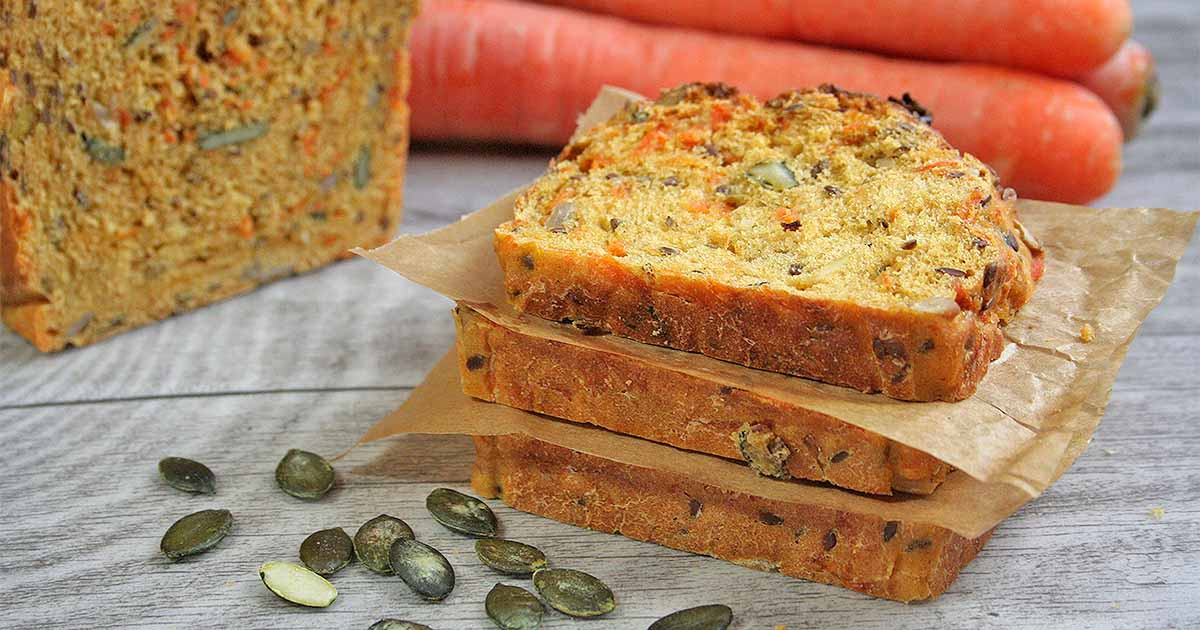 Healthy Choice Bread
 Three Seed Multigrain Carrot Bread for Healthy Snacking