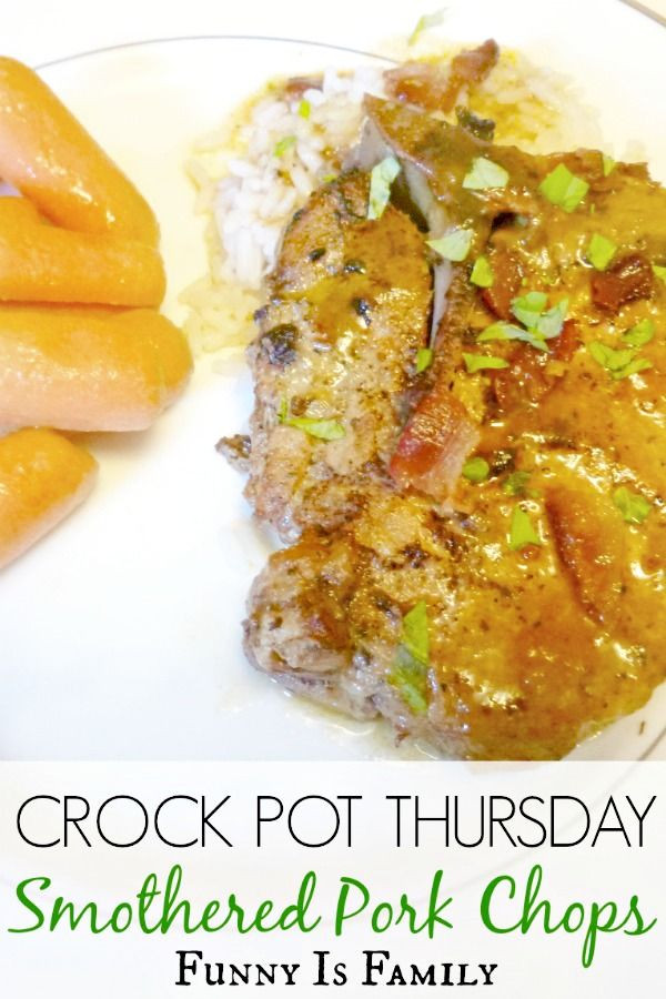 Healthy Crock Pot Pork Chops
 Crock Pot Smothered Pork Chops