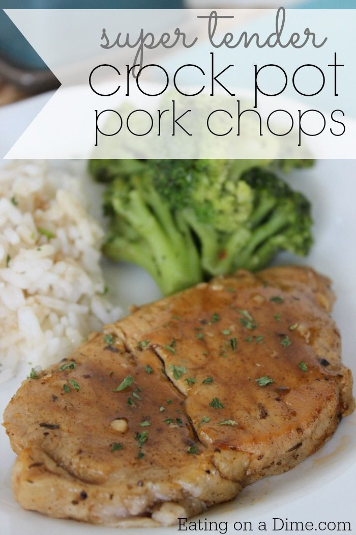 Healthy Crock Pot Pork Chops
 Best 25 Crock pot pork chops ideas on Pinterest