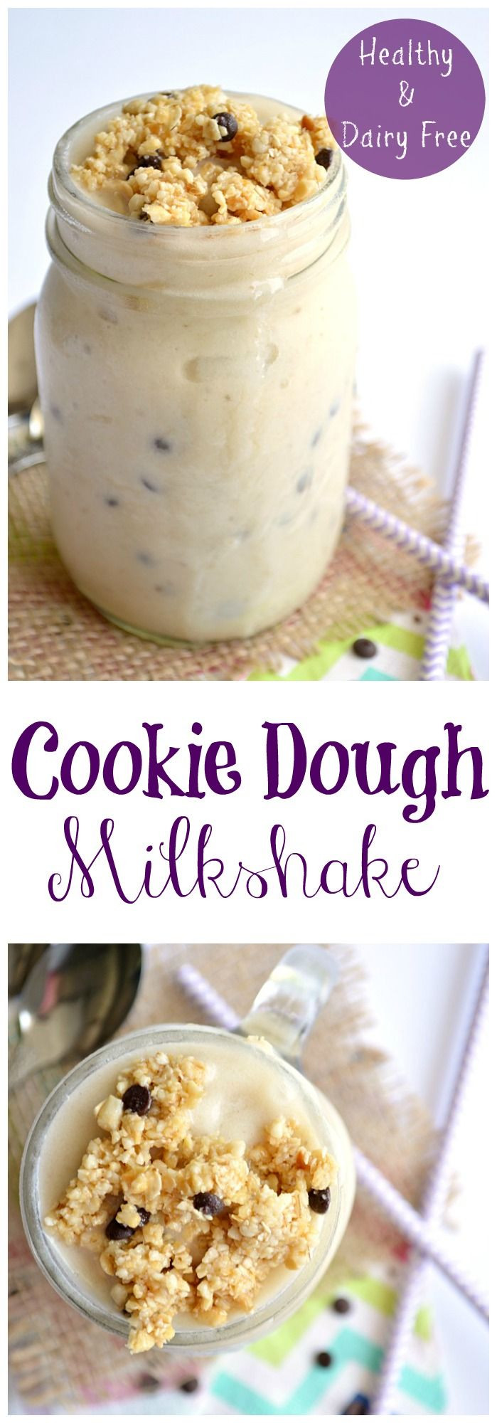 Healthy Dairy Free Desserts
 Cookie Dough Milkshake Healthy & Dairy Free