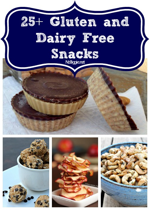 Healthy Dairy Free Snacks
 25 gluten free and dairy free snacks
