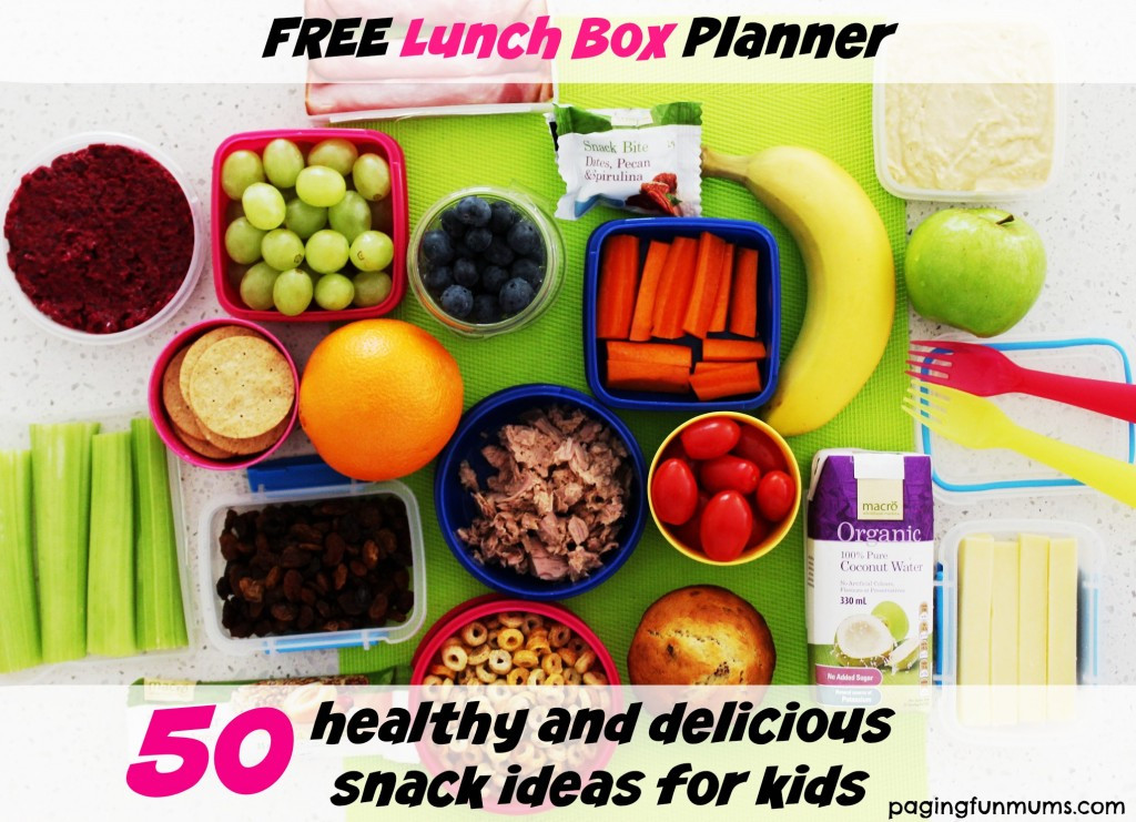 Healthy Delicious Snacks
 50 healthy & delicious snack ideas for kids