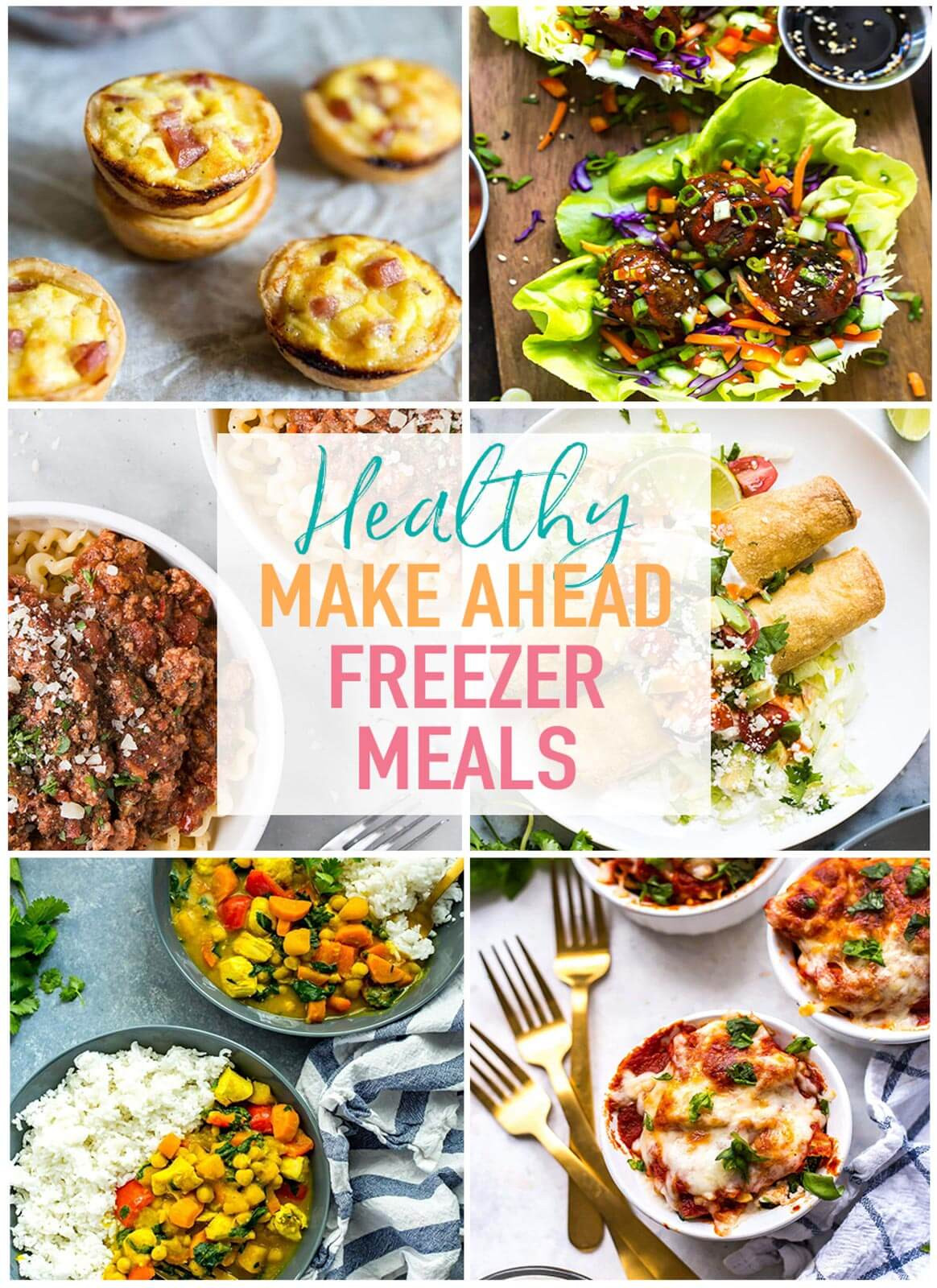 Healthy Dinners To Make
 21 Healthy Make Ahead Freezer Meals for Busy Weeknights