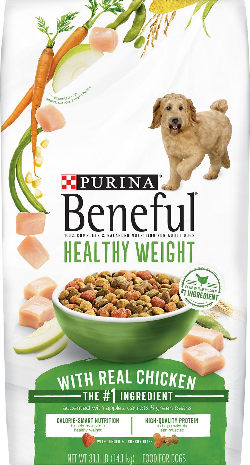 Healthy Dog Snacks
 Purina Beneful Healthy Weight with Real Chicken Dry Dog