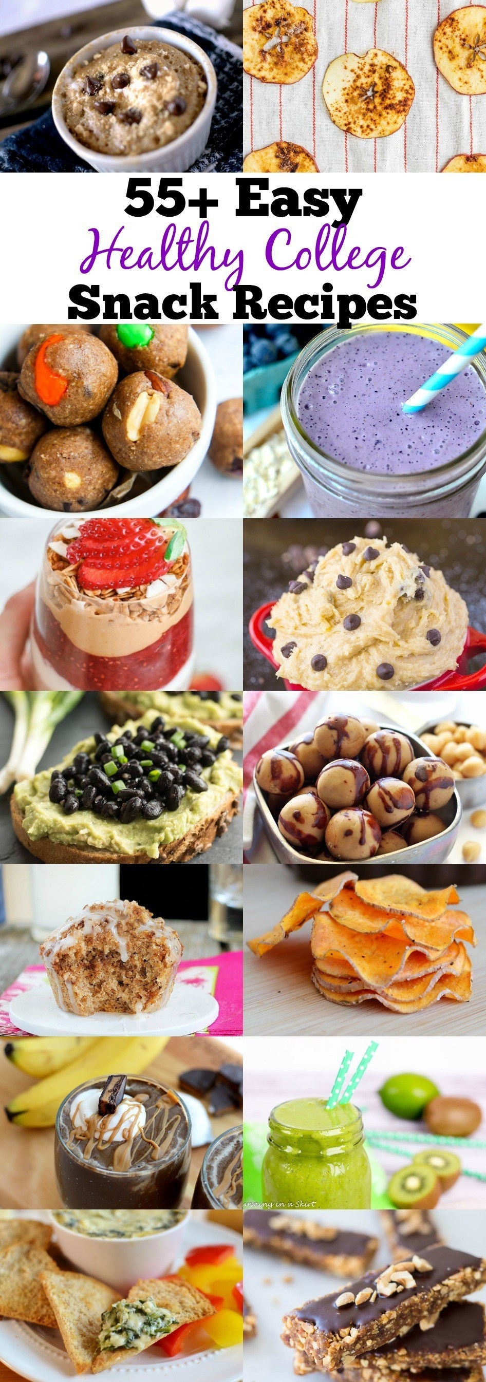 Healthy Dorm Room Snacks
 55 Healthy College Snack Recipes That Can Be Made In a