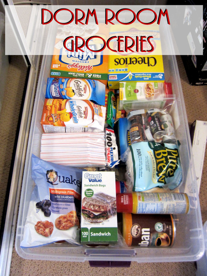 Healthy Dorm Room Snacks
 Packing for Dorm Life