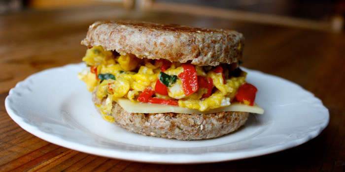 Healthy Egg Breakfast Sandwich
 Fast Healthy Customizable & Portable Breakfast Recipes