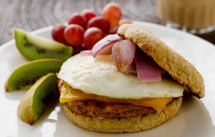 Healthy Egg Breakfast Sandwich
 Young at Heart Healthy Breakfast Sandwich American Egg Board
