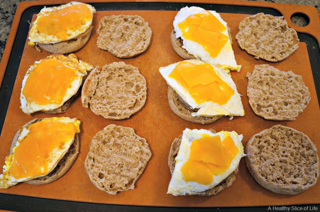 Healthy Freezer Breakfast Sandwiches
 Healthy Freezer Breakfast Sandwiches