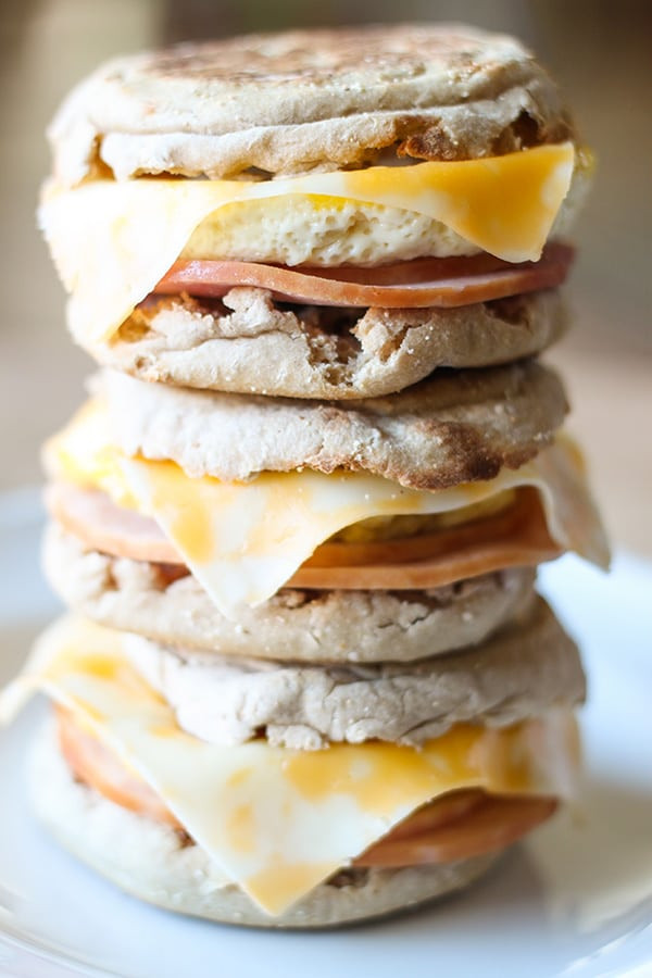 Healthy Freezer Breakfast Sandwiches
 Healthy Freezer Breakfast Sandwiches