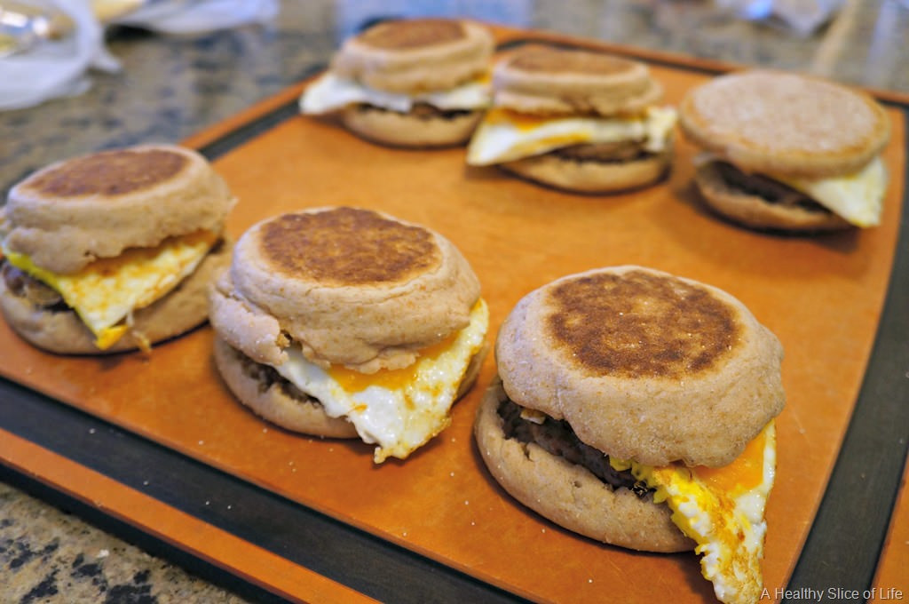 Healthy Freezer Breakfast Sandwiches
 Healthy Freezer Breakfast Sandwiches