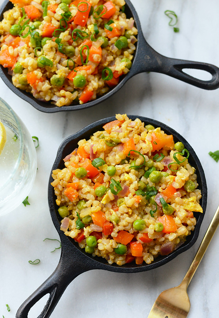 Healthy Fried Rice Recipe
 Healthy Ve arian Fried Rice Fit Foo Finds