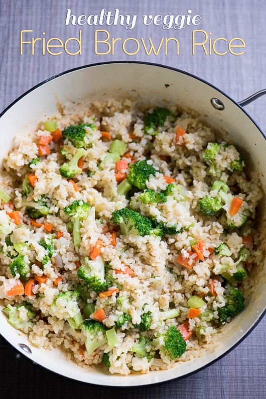 Healthy Fried Rice Recipe
 Healthy Brown Fried Rice Recipe with Broccoli Ve ables