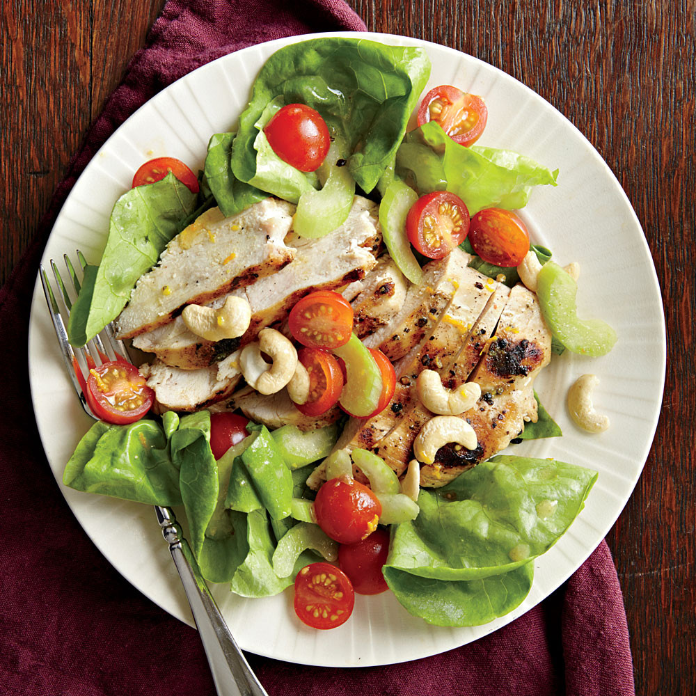 Healthy Grilled Chicken Salad Recipe
 Grilled Chicken Salad with Orange Vinaigrette Recipe