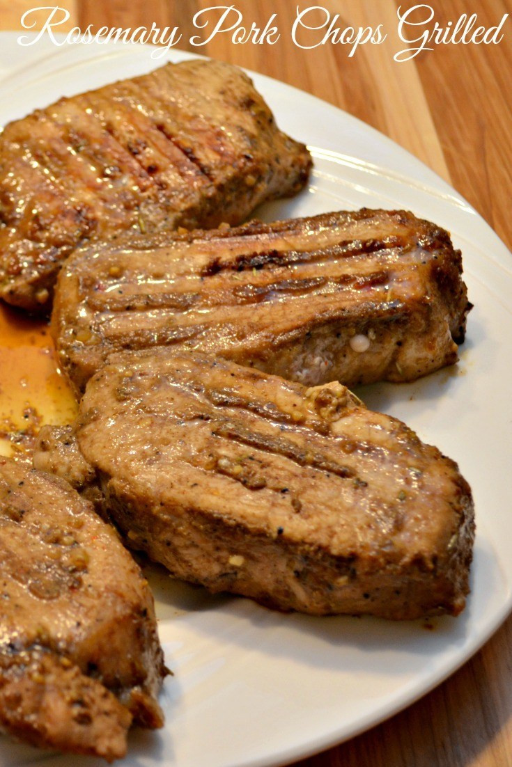 Healthy Grilled Pork Chops
 HOW TO MAKE HEALTHY ROSEMARY PORK CHOPS