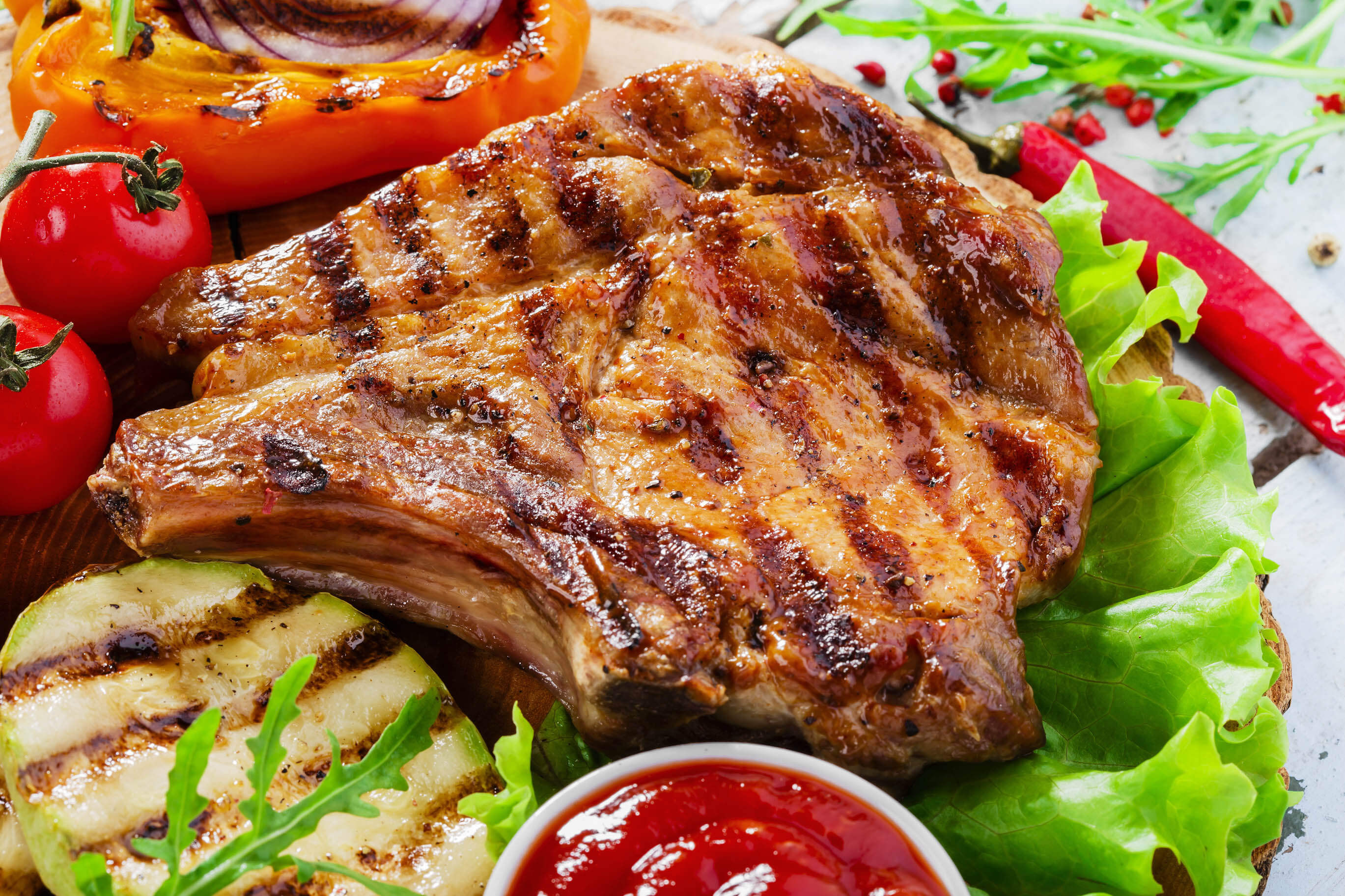 Healthy Grilled Pork Chops
 Genetic engineering could make pork heart healthy if not