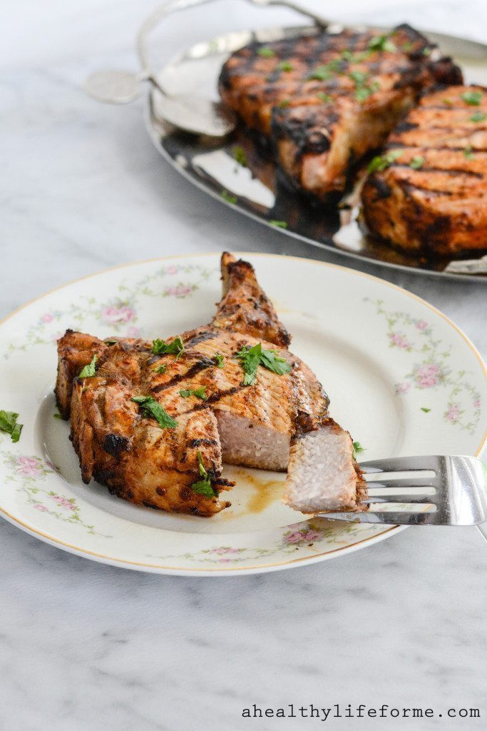 Healthy Grilled Pork Chops
 Chipotle Lime Marinated Grilled Pork Chops A Healthy