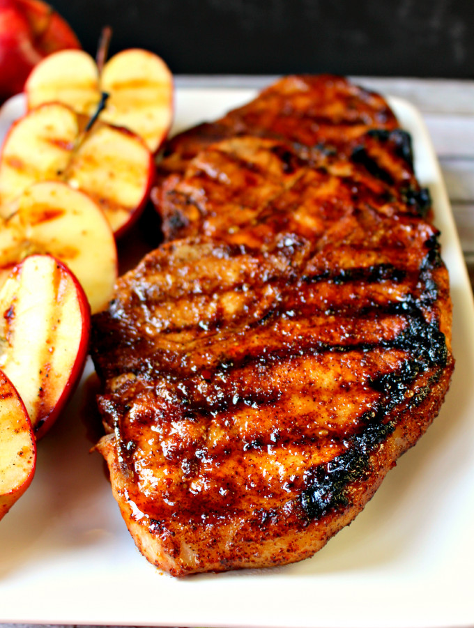 Healthy Grilled Pork Chops
 Grilled Apple Cider Glaze Pork Chop – Best Healthy BBQ