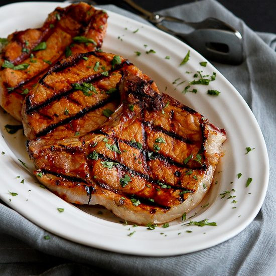 Healthy Grilled Pork Chops
 Grilled Pineapple Chili Pork Chops Recipe