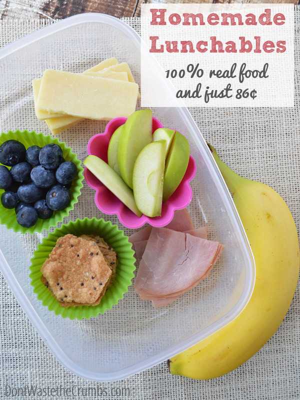 Healthy Homemade Lunches
 Recipe Healthy Homemade Lunchables