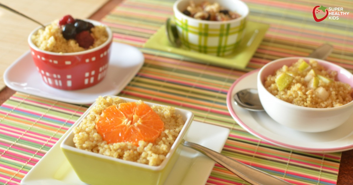 Healthy Kids Breakfast
 Breakfast Bar Quinoa Style