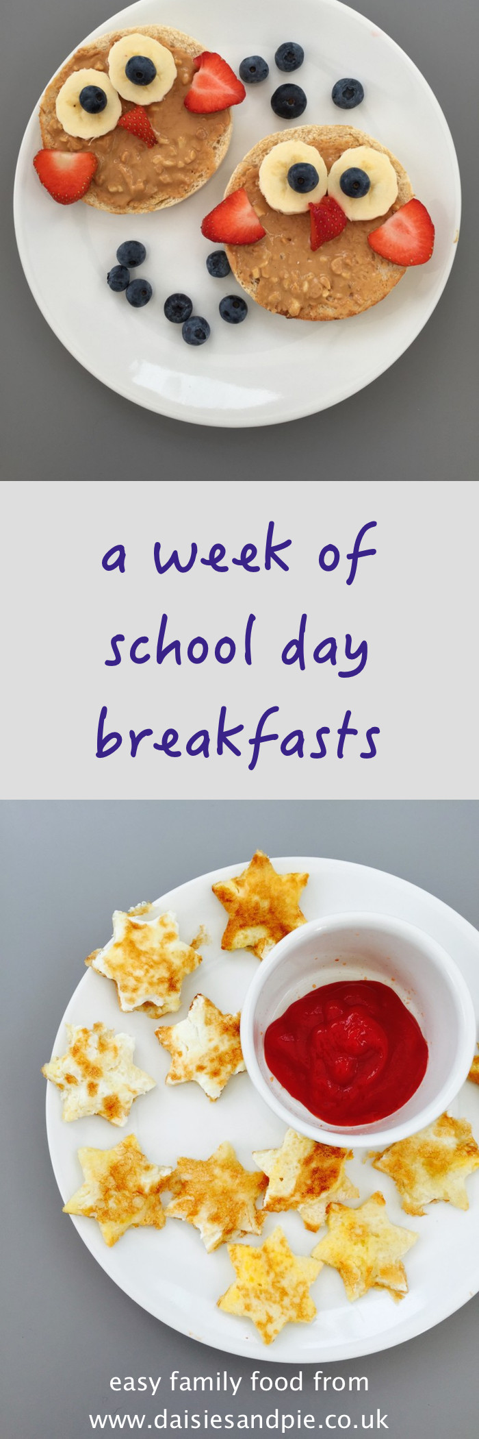 Healthy Kids Breakfast
 Easy school day breakfast ideas
