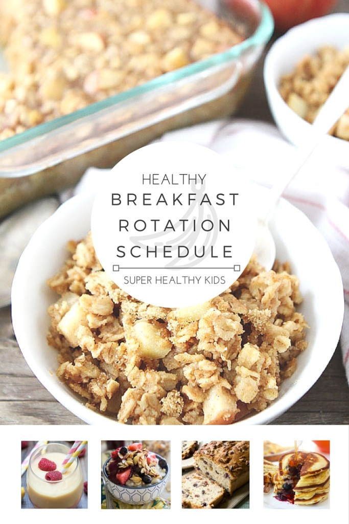 Healthy Kids Breakfast
 Healthy Breakfast Weekly Planner