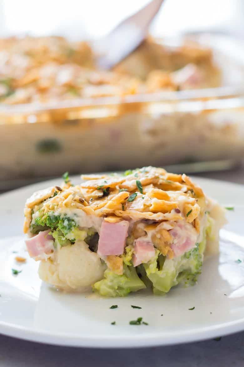 Healthy Leftover Ham Recipes
 Healthy Broccoli Casserole Recipe with Ham • LeelaLicious