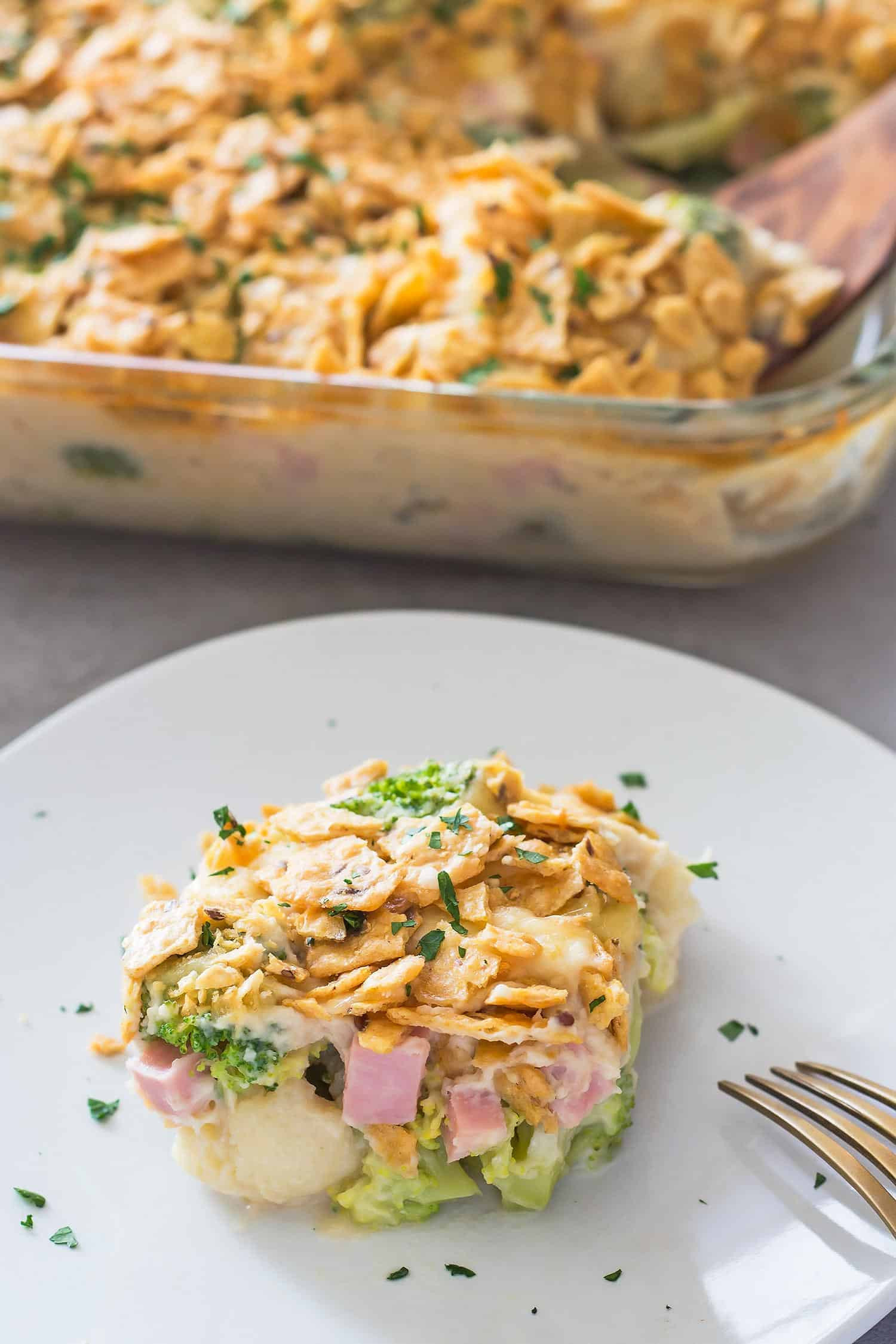 Healthy Leftover Ham Recipes
 Healthy Broccoli Casserole Recipe with Ham • LeelaLicious