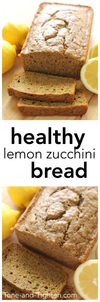 Healthy Lemon Bread
 Healthier Lemon Zucchini Bread