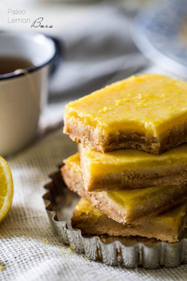 Healthy Lemon Dessert Recipes
 Paleo Lemon Bars