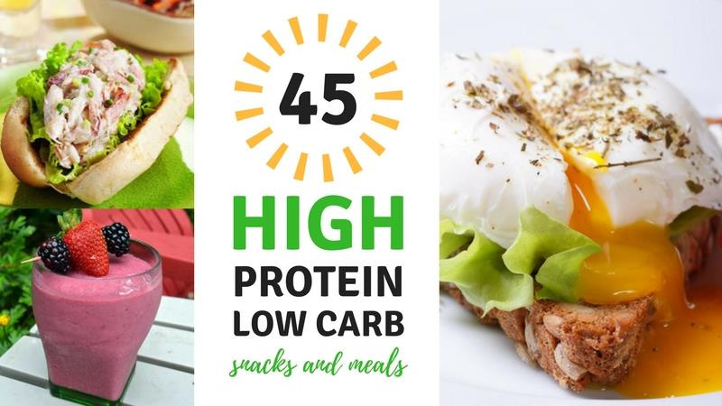 Healthy Low Carb High Protein Snacks
 45 High Protein Low Carb Snacks and Meals Best Weight