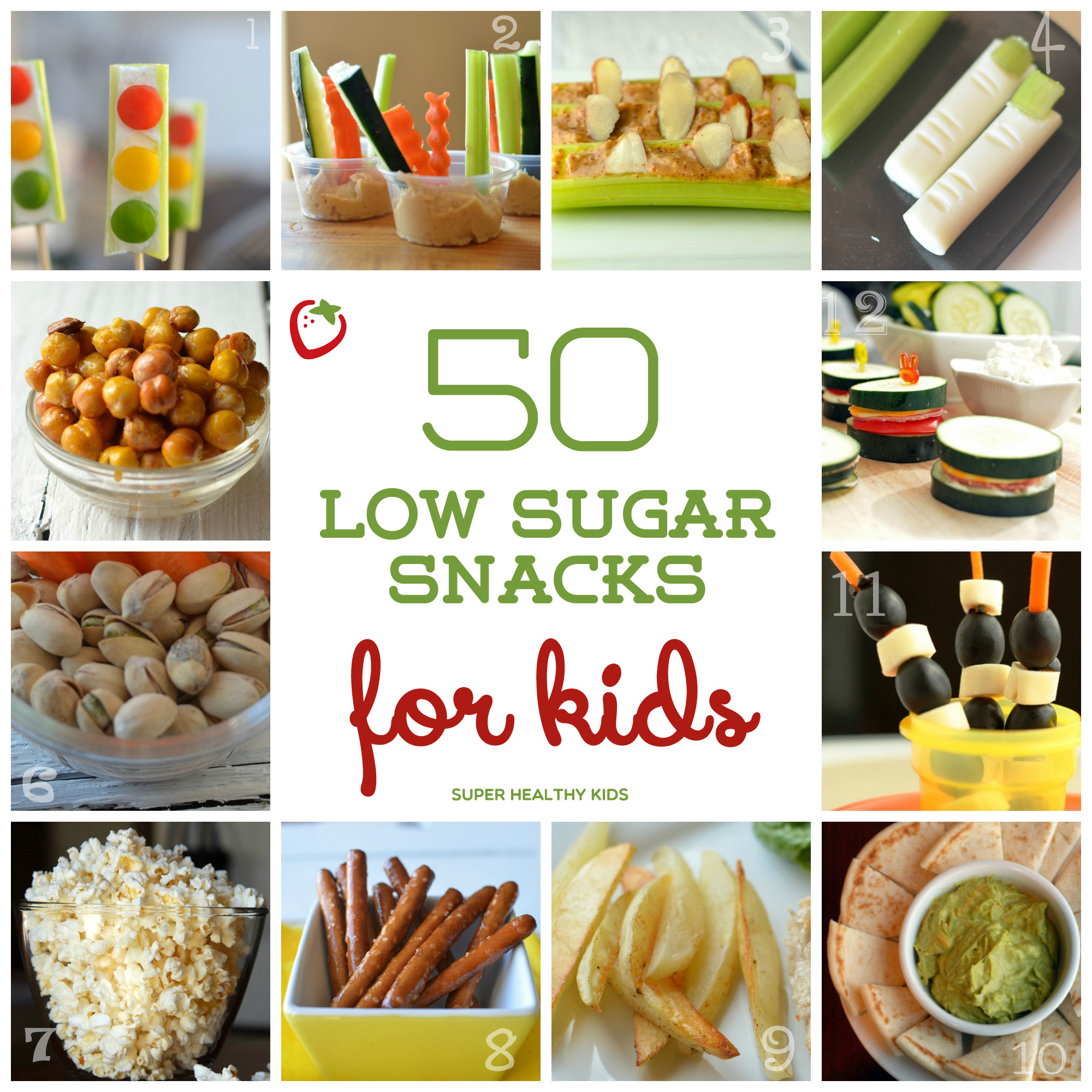 Healthy Low Sugar Snacks
 50 Low Sugar Snacks for Kids