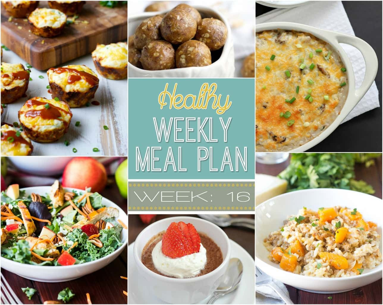 Healthy Meals For Breakfast Lunch And Dinner
 Healthy Weekly Meal Plan 16 Yummy Healthy Easy