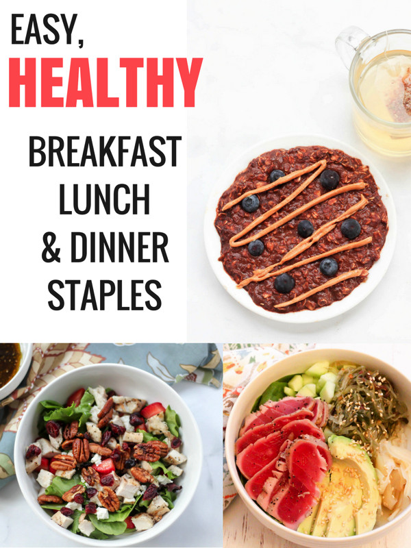 Healthy Meals For Breakfast Lunch And Dinner
 Top 5 easy healthy meals for breakfast lunch and dinner