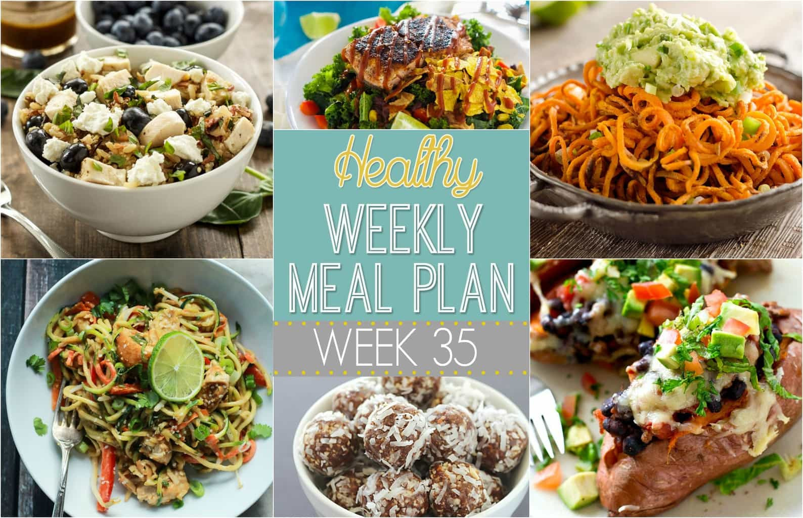 Healthy Meals For Breakfast Lunch And Dinner
 Healthy Weekly Meal Plan 35 Yummy Healthy Easy
