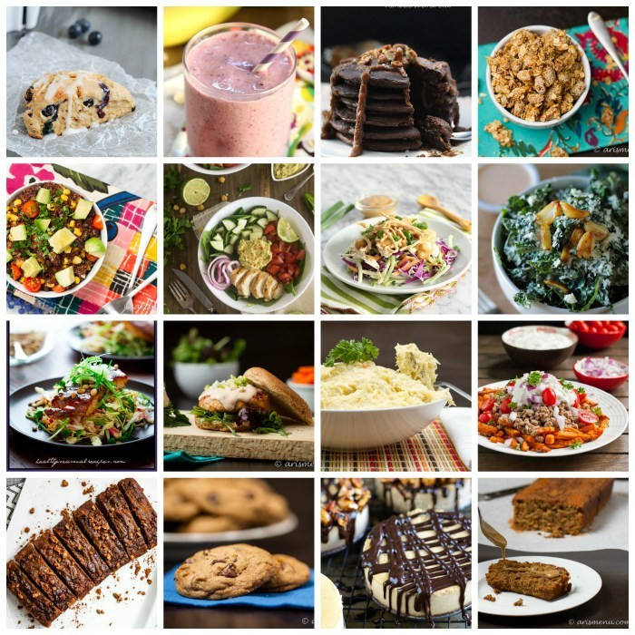 Healthy Meals For Breakfast Lunch And Dinner
 90 Healthy Recipes for Breakfast Lunch Dinner & Dessert